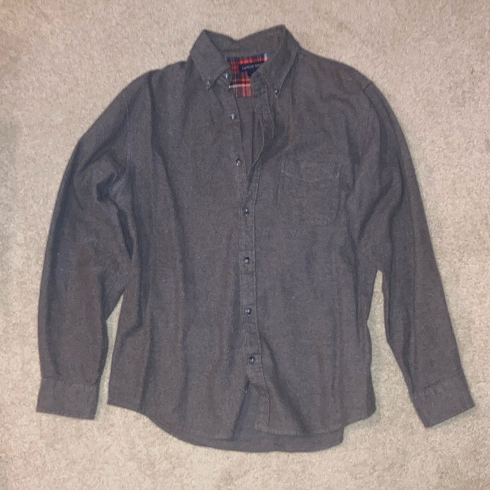 Lands’ End Gray Flannel
